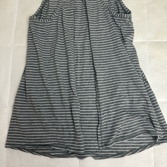 Lululemon All Tied Up Tank in Grey/White Stripes Size S - Picture 8 of 11